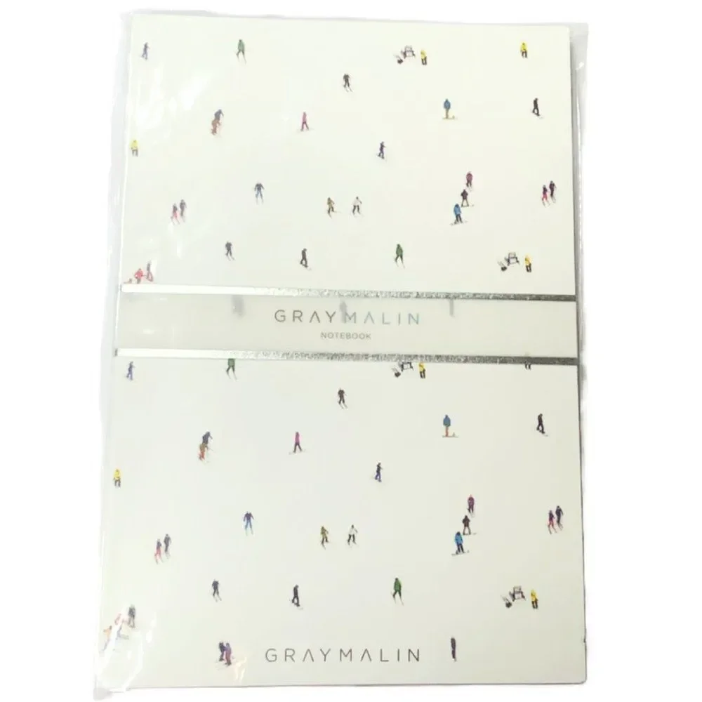 NEW Gray Malin The Skiers A5 Notebook Journal Aerial Photo Mountain 136 pages